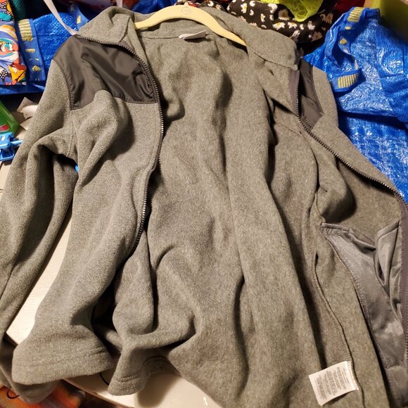 Columbia Gray Bugaboo II Fleece Interchange Full Zip Jacket Men's Size Medium - Picture 3 of 13